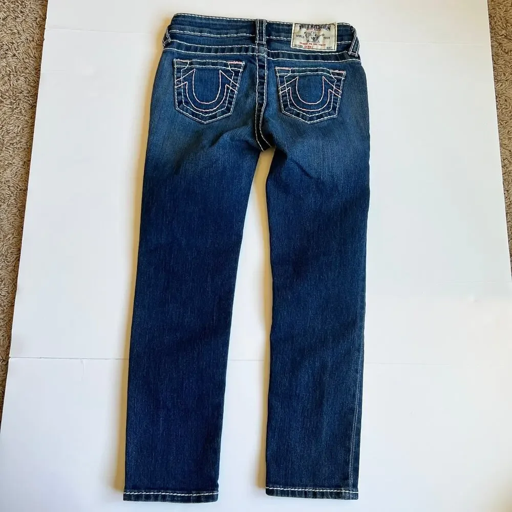 True Religion Big T Stitched Denim Jeanss - Picture 9 of 11